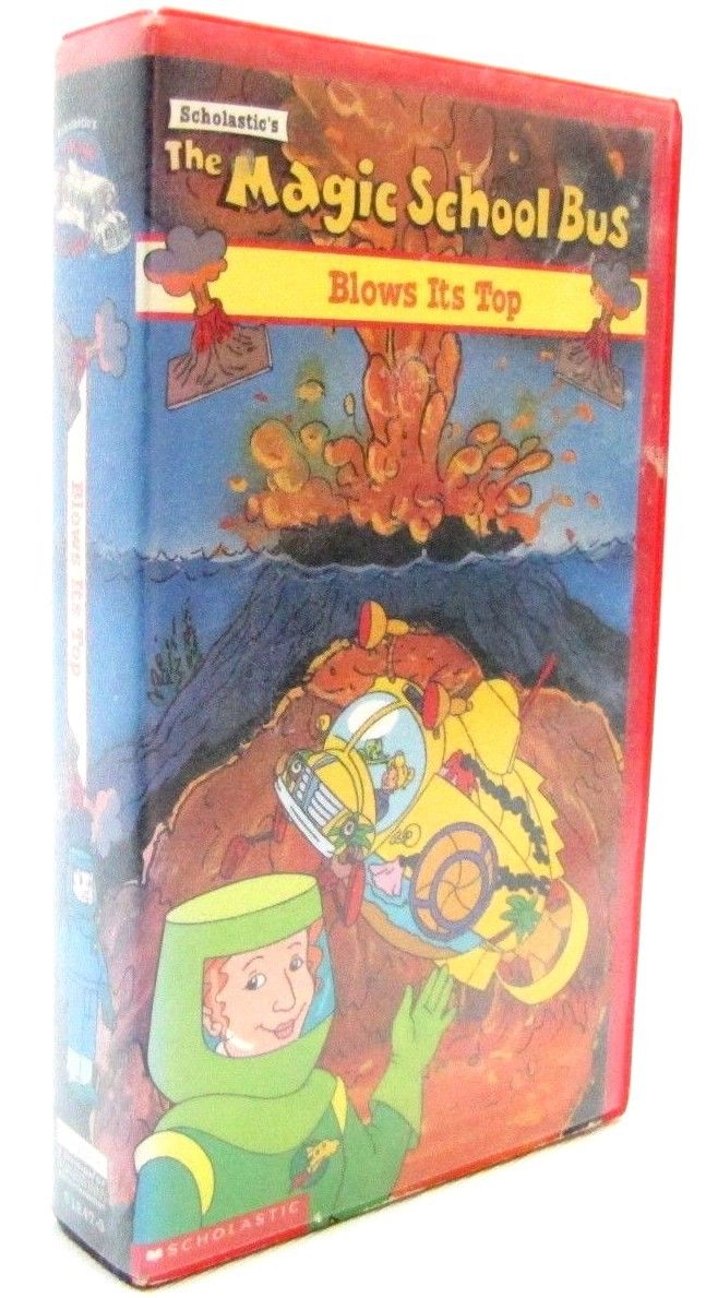 The Magic School Bus Blows Its Top Vintage Scholastic Video