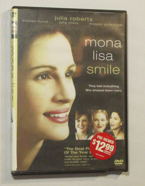 Mona Lisa Smile Starring Julia Roberts On Dvd 04 Treasure Vault Bookshop